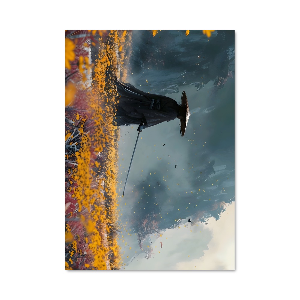 Poster Ghost tsushima traces – affiche Ghost of tsushima